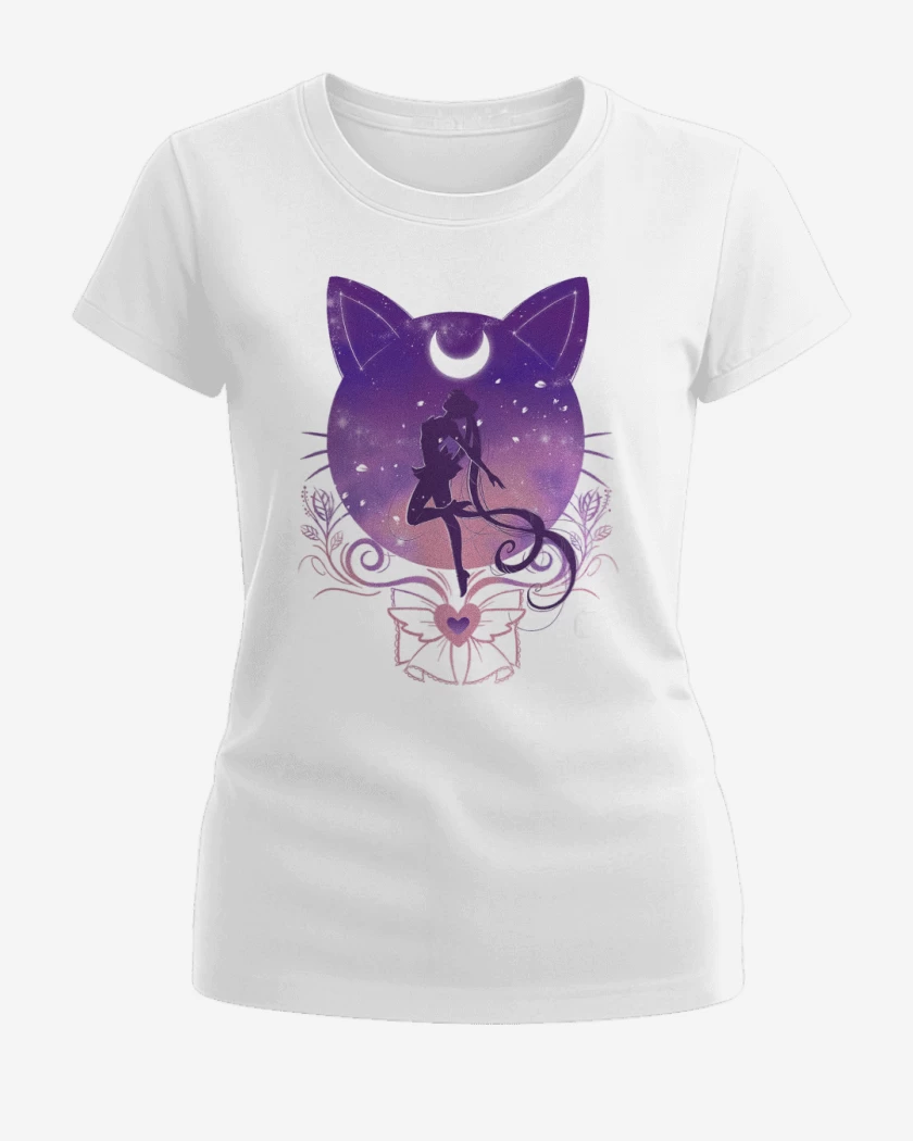 Polera de Mujer Blanco de Sailor moon