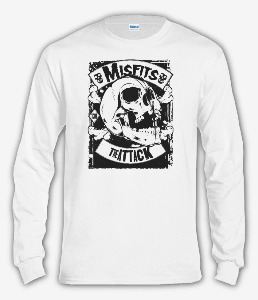 Polera manga larga Misfits The Atack
