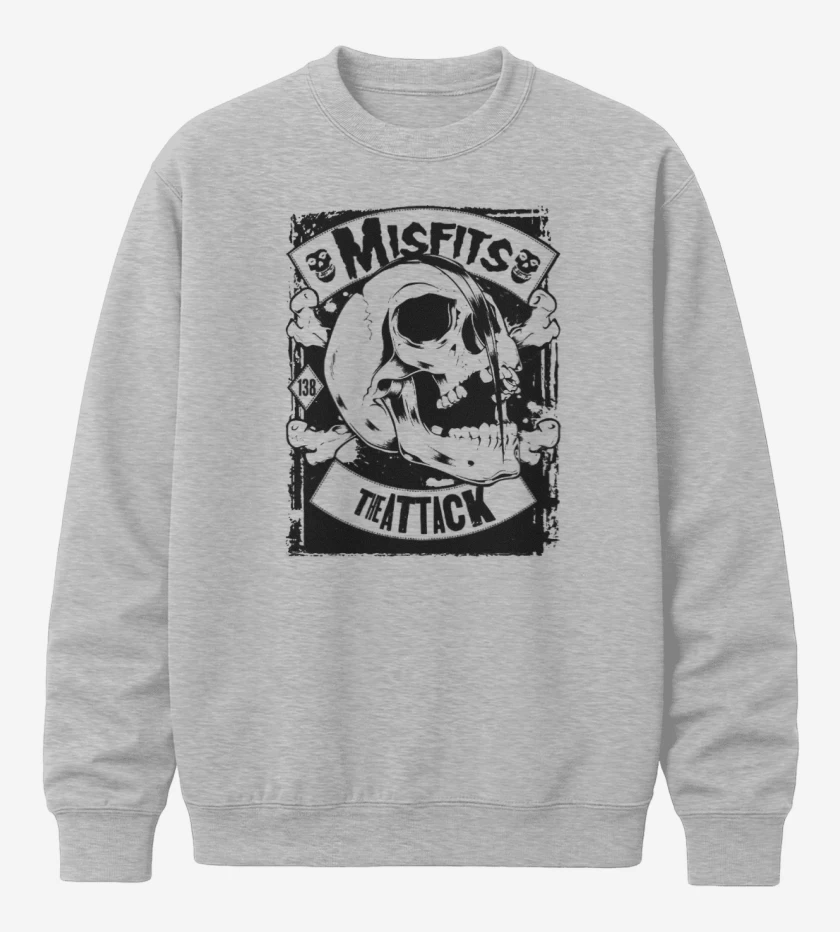 Poleron polo Misfits The Atack