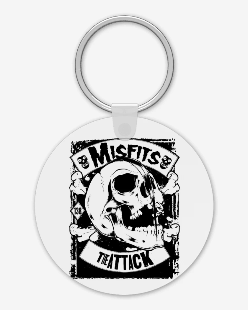 Llavero Misfits The Atack