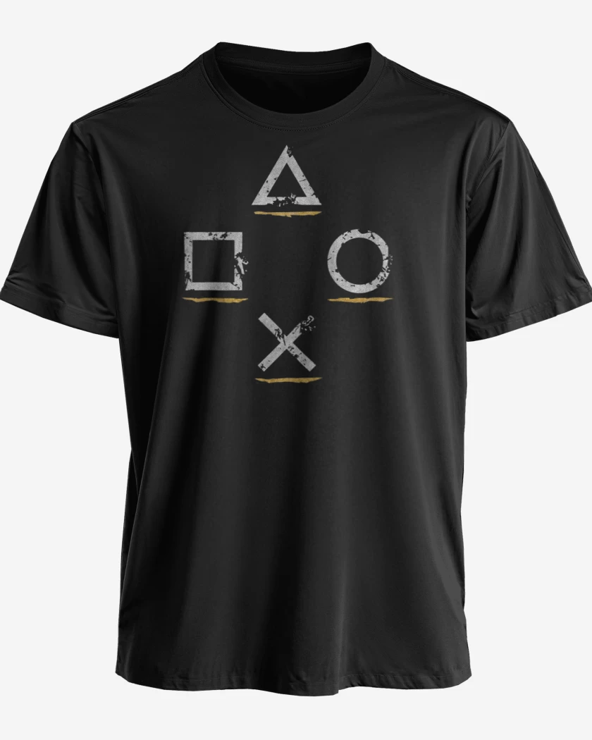 Polera premium Negro de Botones play 