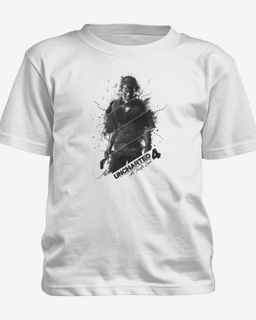 Polera de niño Blanco de UNCHARTED