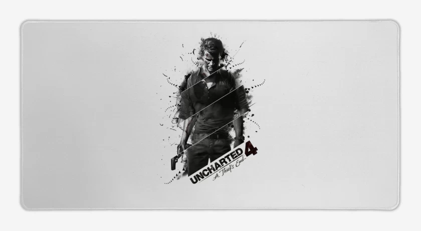 Mouse pad Gamer Blanco de UNCHARTED