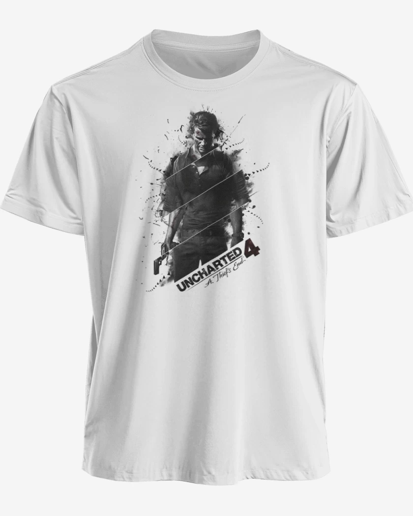 Polera premium Blanco de UNCHARTED
