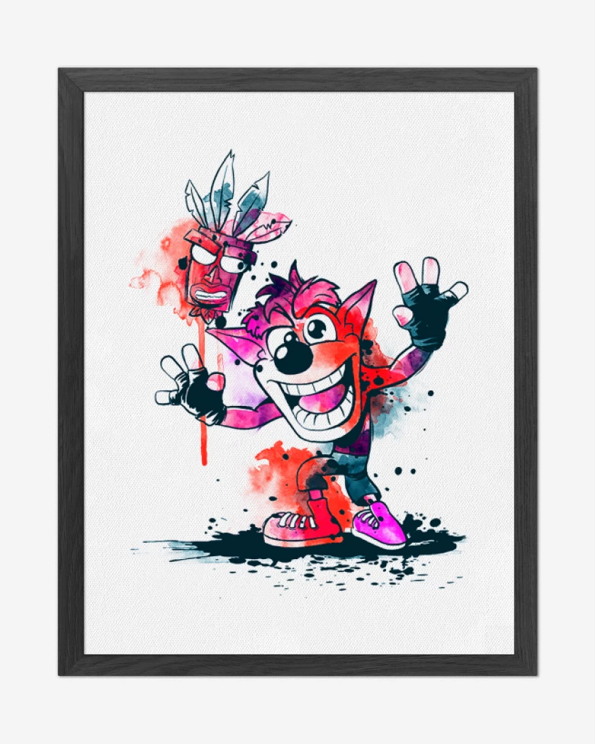Cuadro decorativo Blanco de Bandicoot