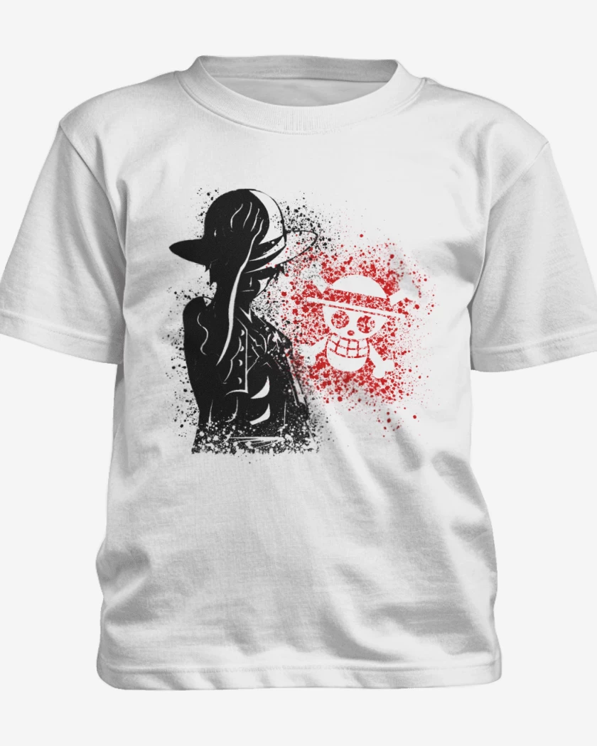 Polera de niño Blanco de One piece 