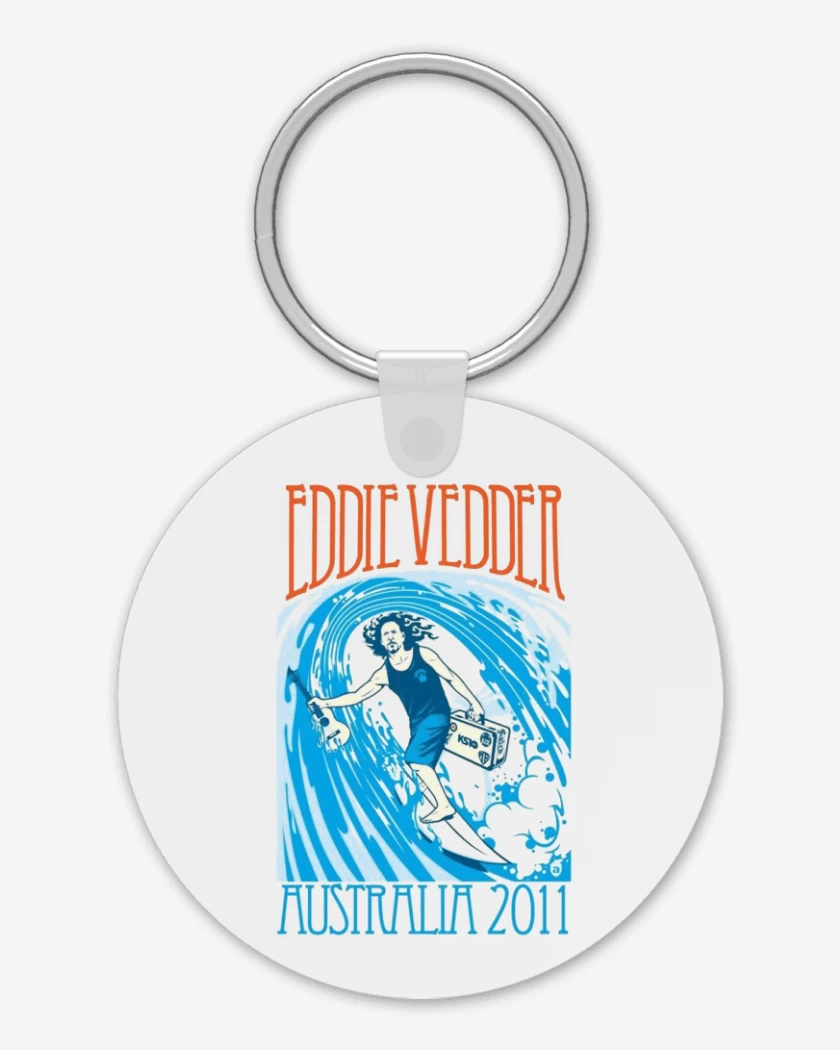 Llavero Blanco de Eddie Wave 