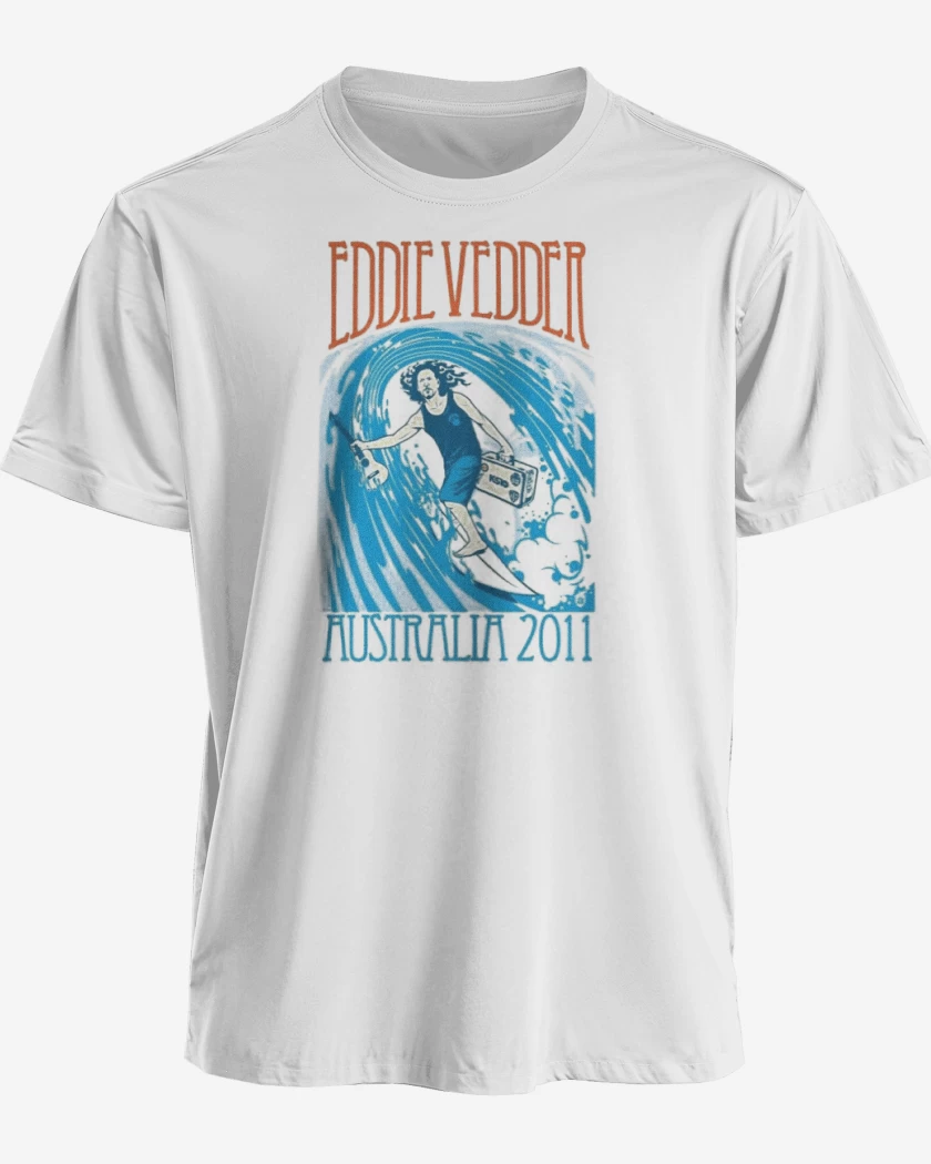 Polera premium Blanco de Eddie Wave 
