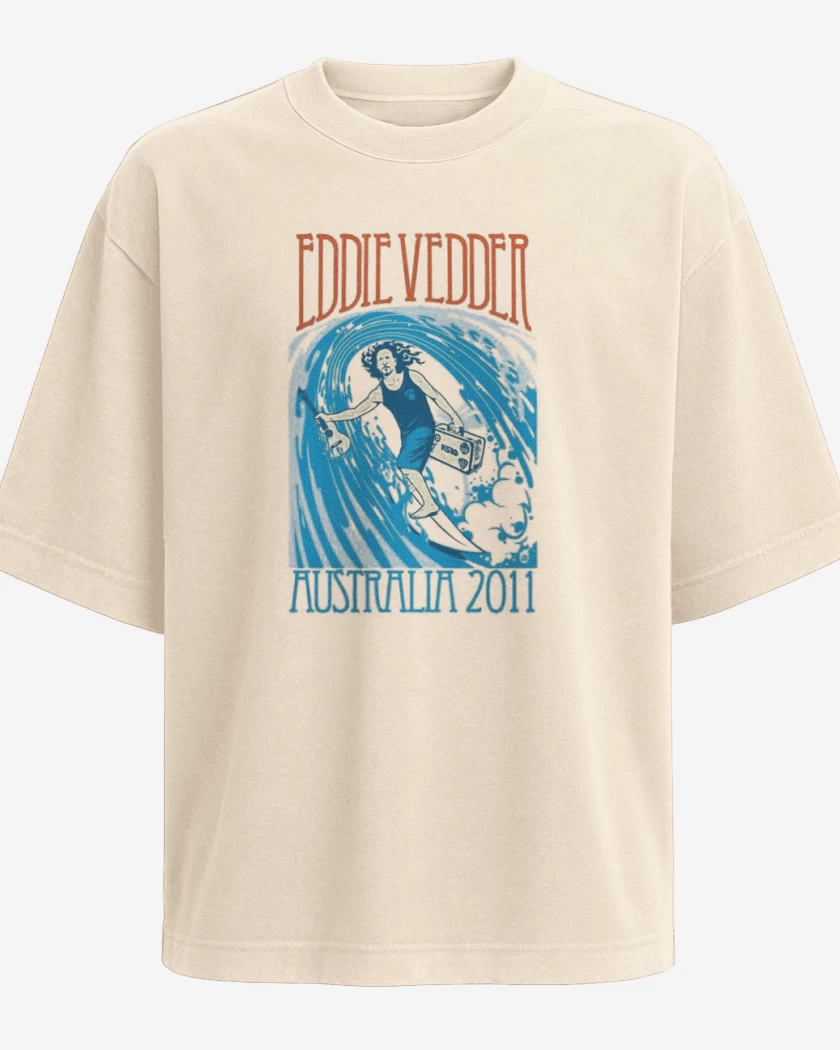 Polera Oversize Beige de Eddie Wave 