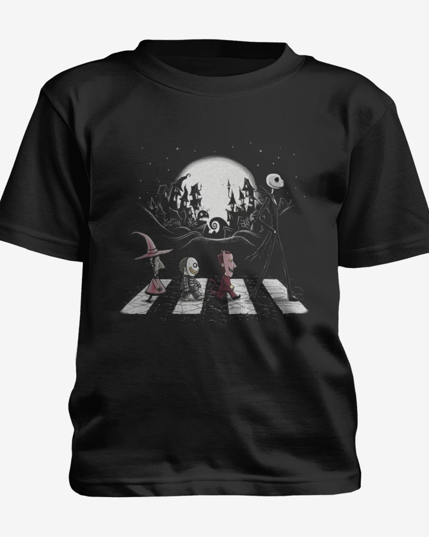 Polera de niño Negro de Jack Skellington