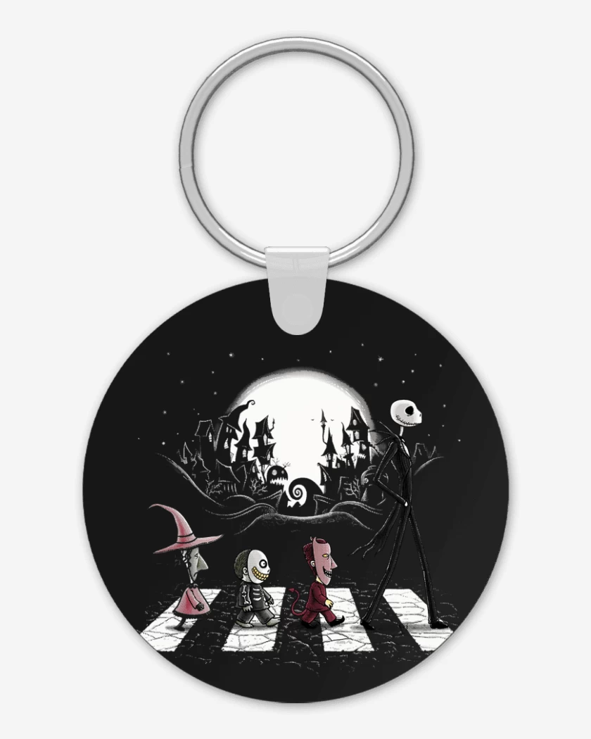 Llavero Negro de Jack Skellington