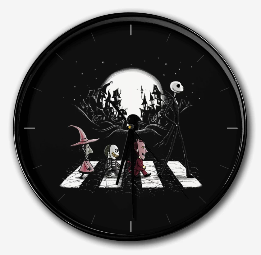 Reloj Negro de Jack Skellington