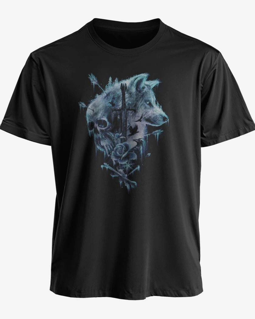 Polera Winter is coming blue