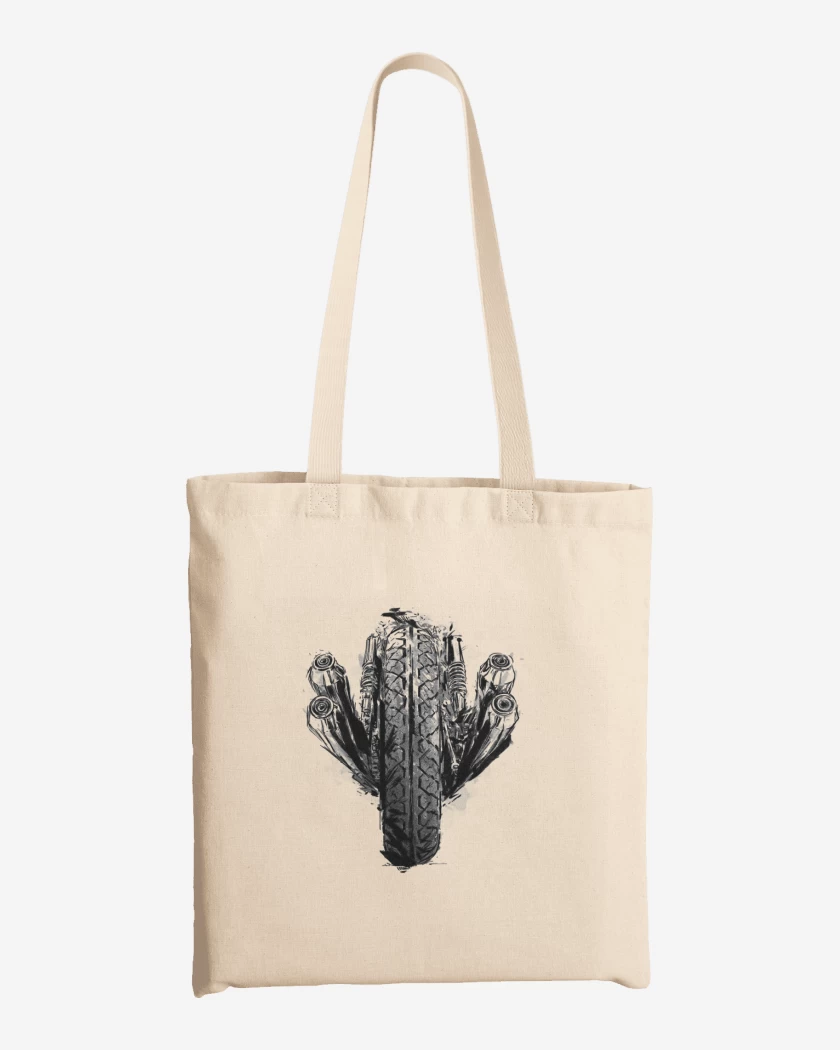 Totebag Blanco de Moto race 