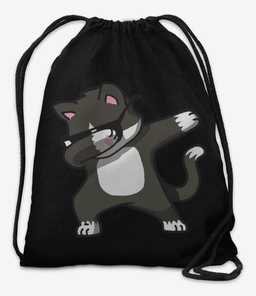 Mochila Negro de Dab Cat