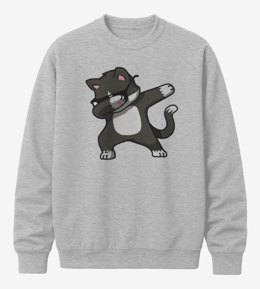 Poleron polo Gris Melange de Dab Cat