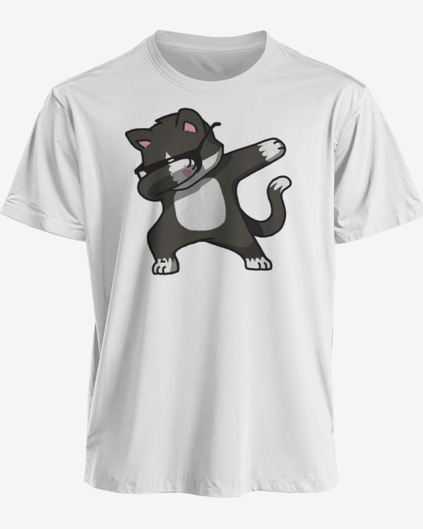 Polera premium Blanco de Dab Cat