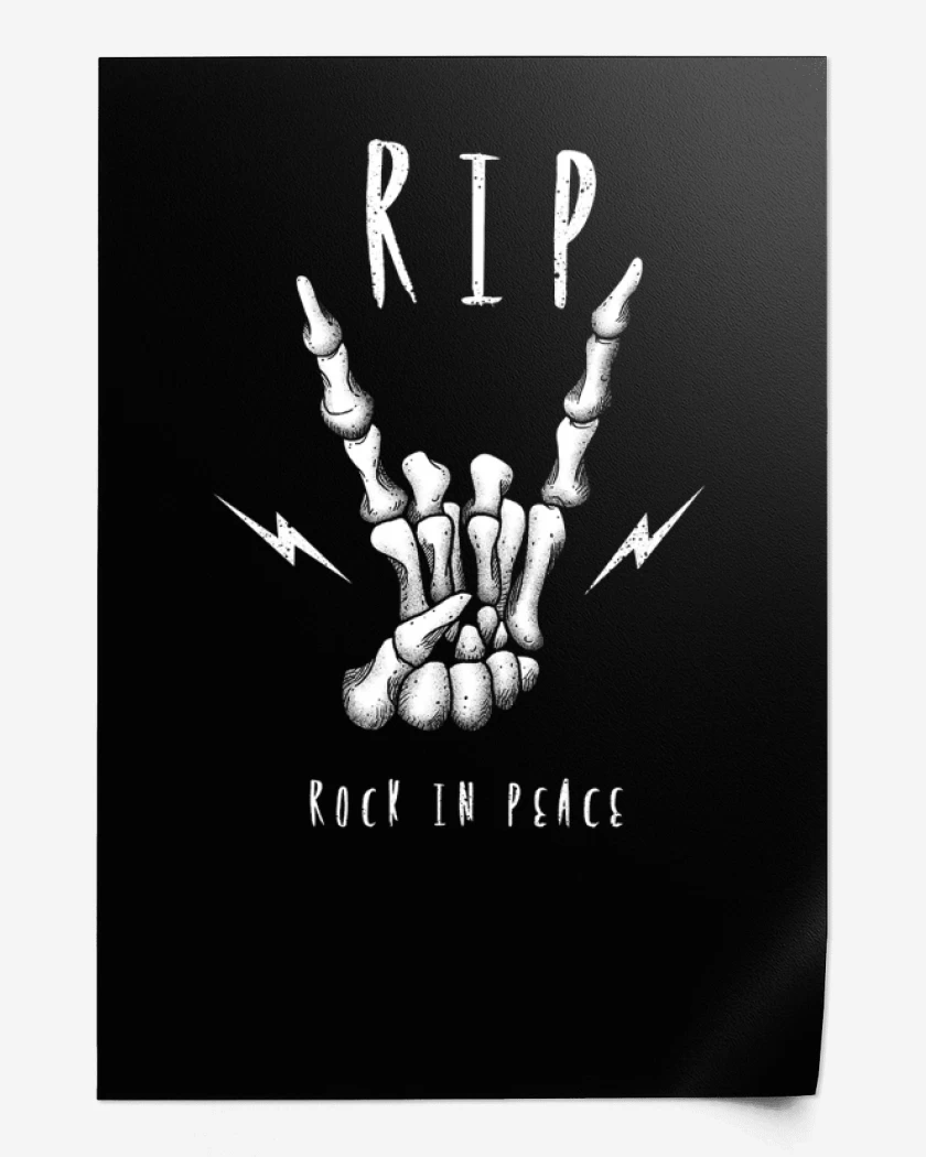 Print Rock in peace