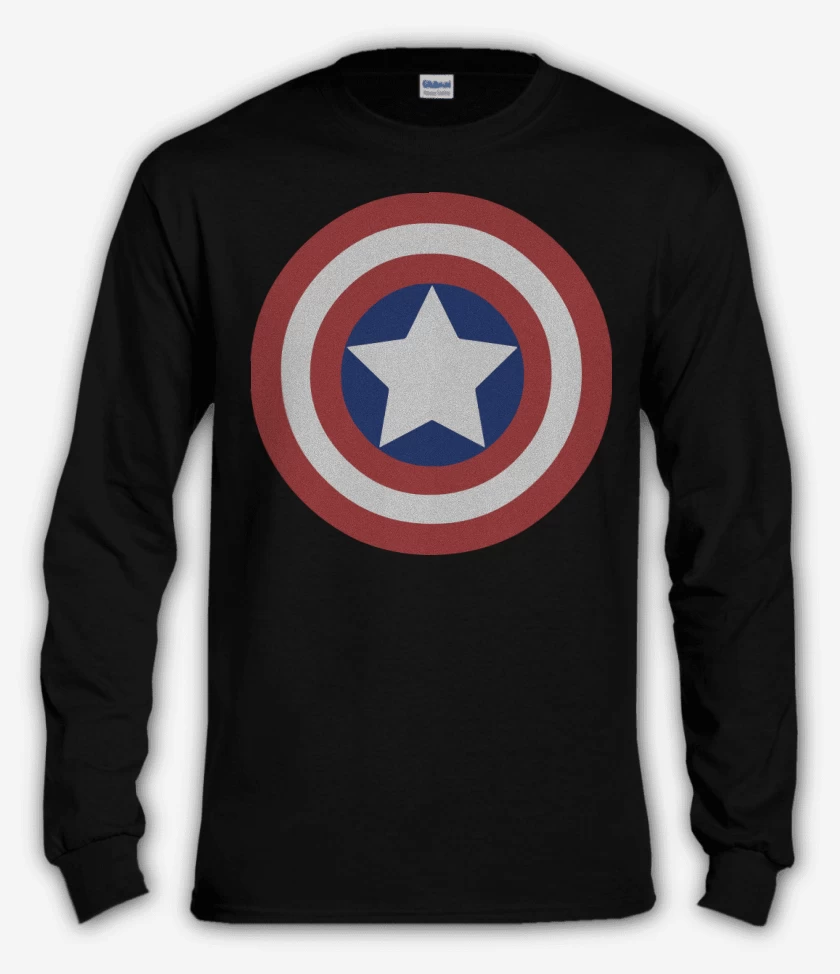 Polera manga larga Negro de Capi - Escudo