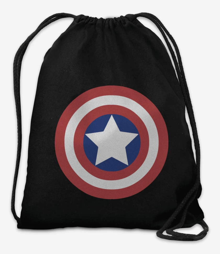 Mochila Negro de Capi - Escudo