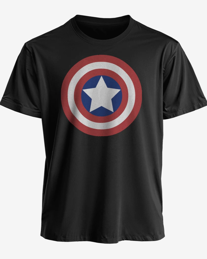 Polera premium Negro de Capi - Escudo