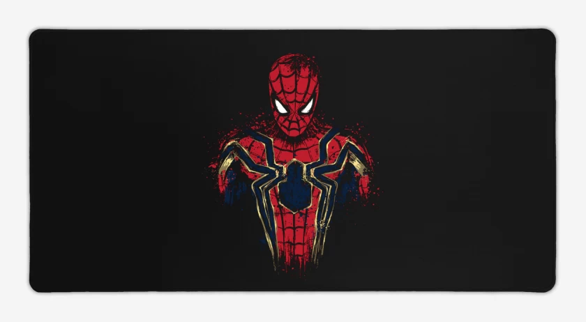 Mouse pad Gamer Negro de Hombre aracnido