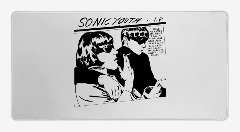 Mouse pad Gamer Blanco de Sonic Youth LP