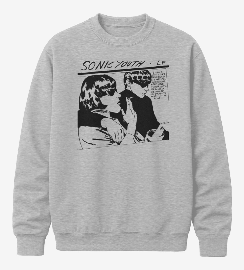 Poleron polo Sonic Youth LP