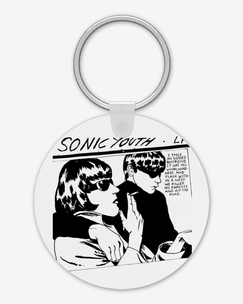 Llavero Blanco de Sonic Youth LP
