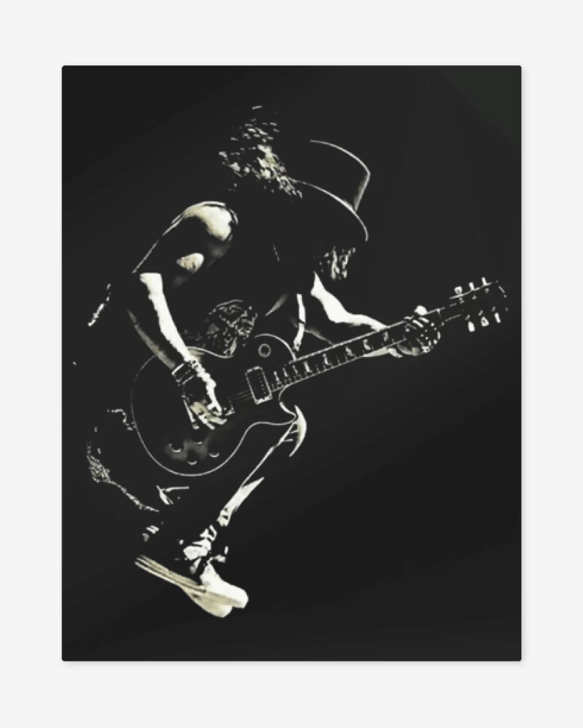 Print metalico Negro de Slash 2 