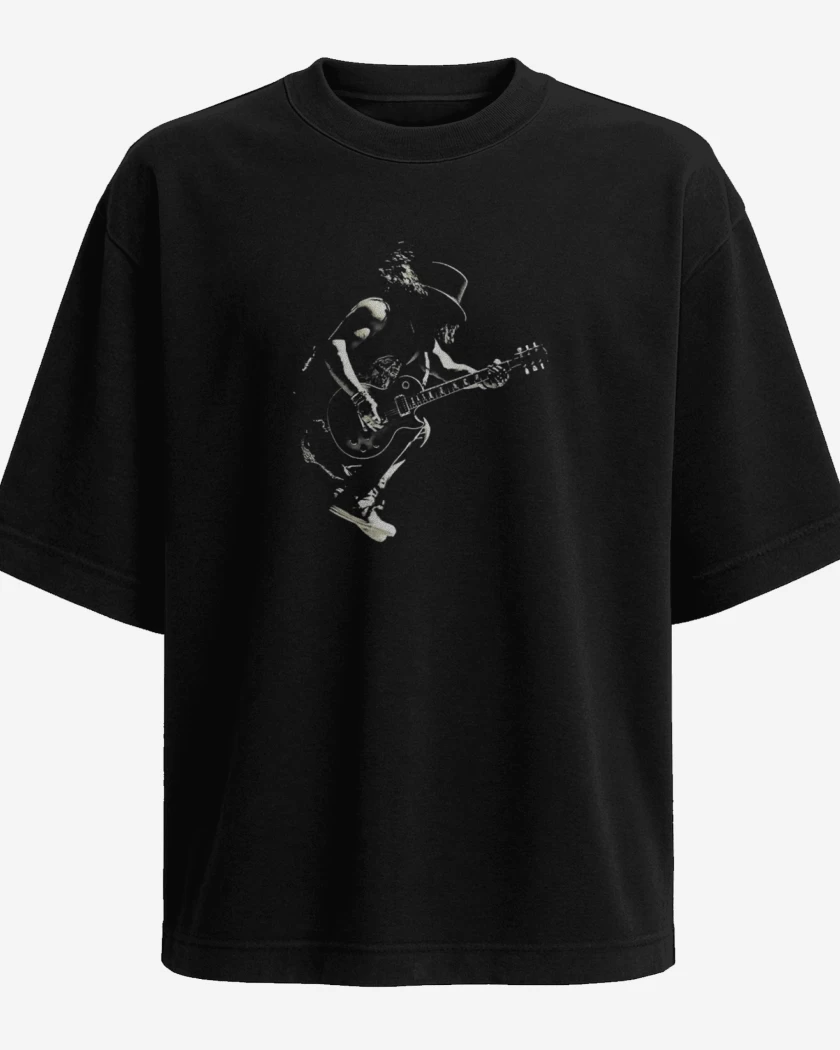 Polera Oversize Negro de Slash 2 
