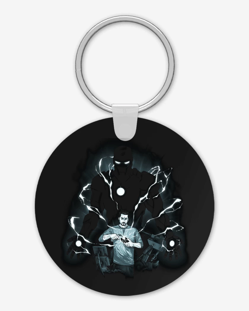 Llavero Negro de Tony Stark