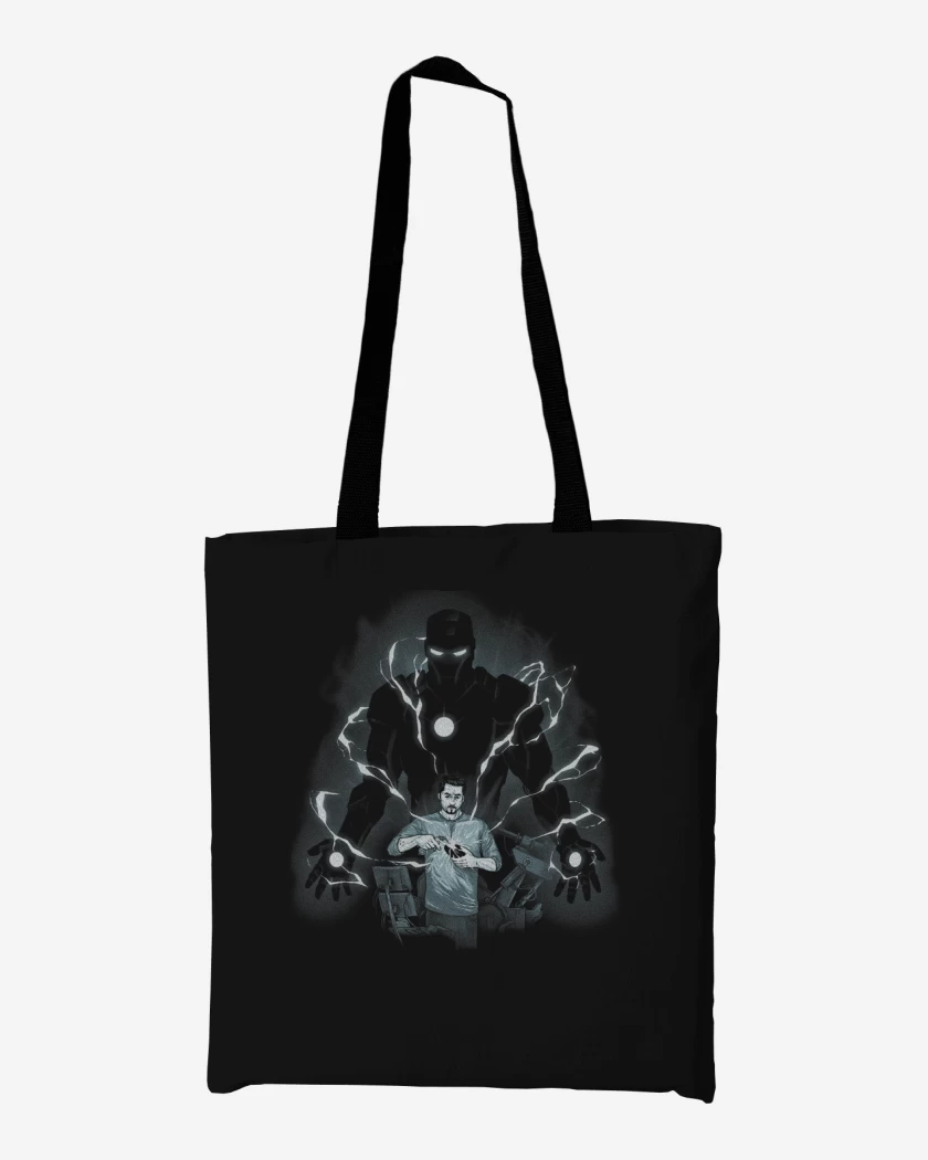 Totebag Negro de Tony Stark