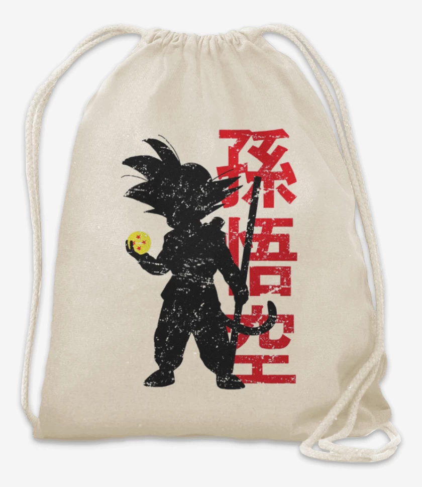 Mochila Blanco de Pequeño Goku