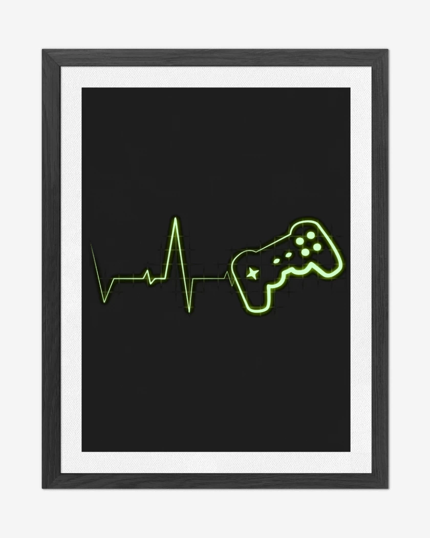 Cuadro decorativo Negro de Gamer