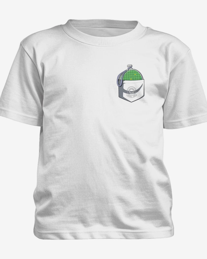 Polera de niño Blanco de Radar de bolsillo