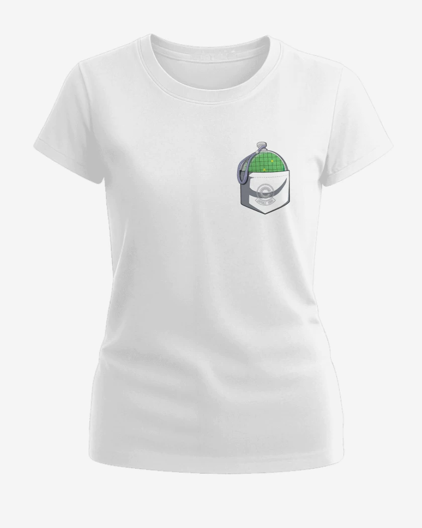 Polera de Mujer Blanco de Radar de bolsillo