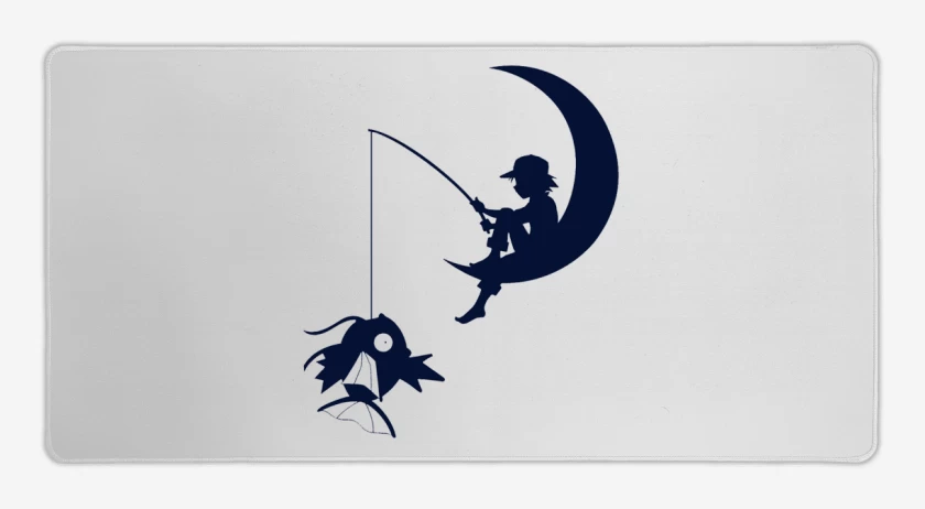 Mouse pad Gamer Blanco de Ash Luna Dream