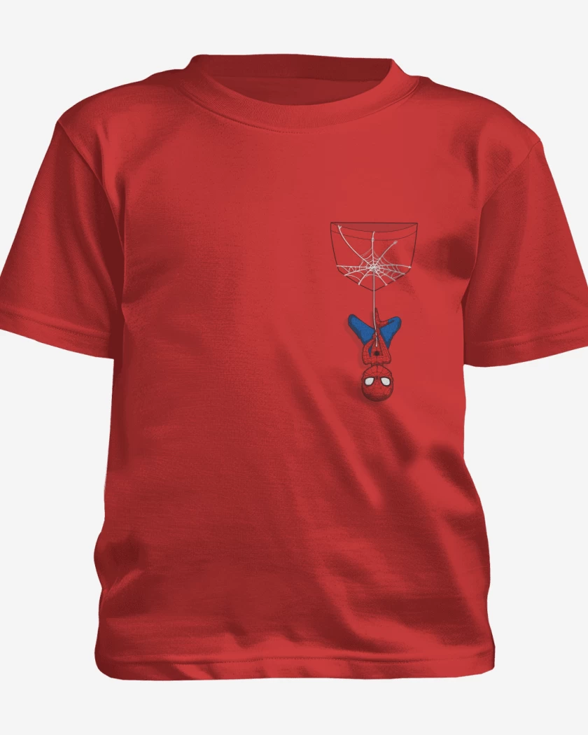 Polera de niño Rojo de Spider man Bolsillo