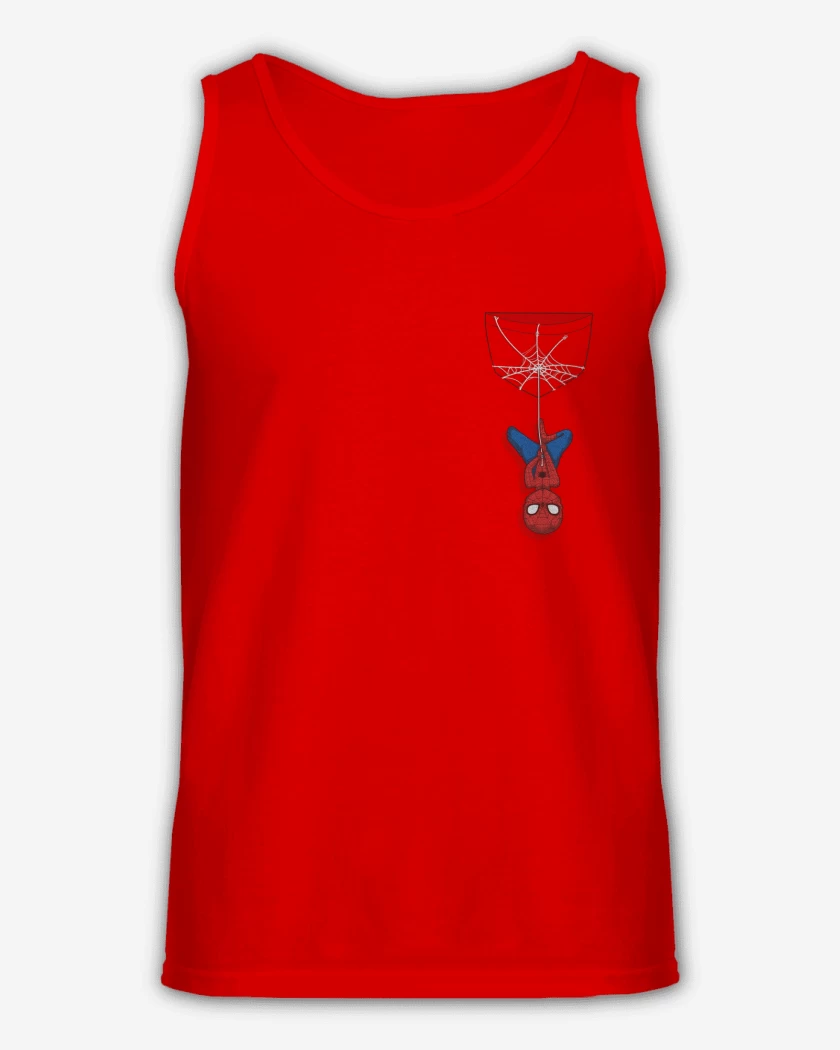 Sudadera Rojo de Spider man Bolsillo