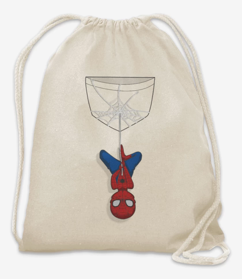 Mochila Blanco de Spider man Bolsillo