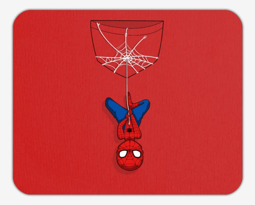 Mousepad Rojo de Spider man Bolsillo