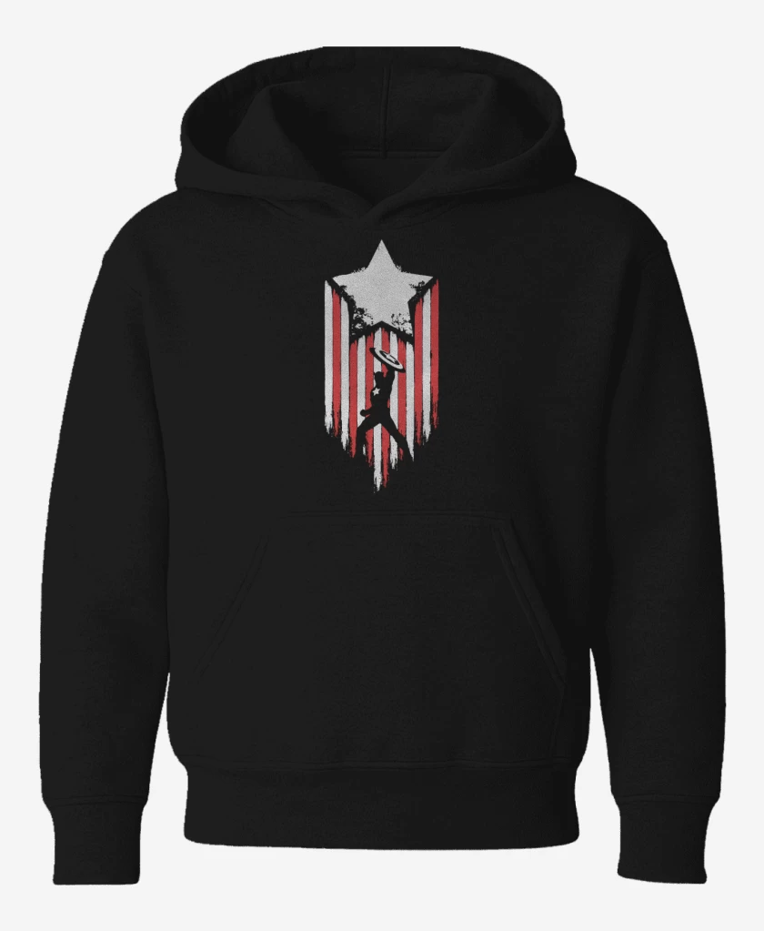 Poleron de niño Negro de Capi - Stars n Stripes