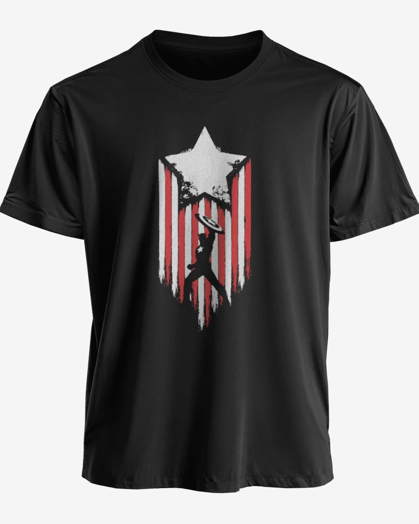Polera premium Negro de Capi - Stars n Stripes