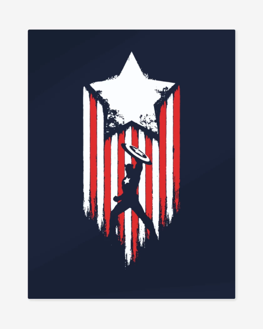Print metalico Capi - Stars n Stripes