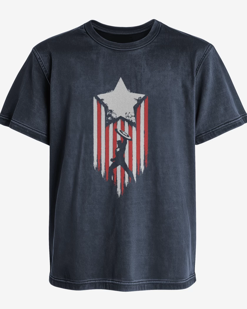 Polera desgastada Azul Marino de Capi - Stars n Stripes