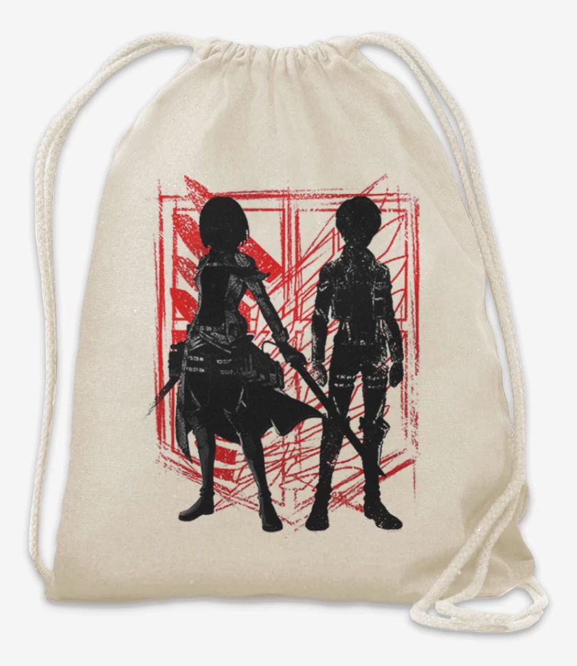 Mochila Blanco de Mikasa y Eren