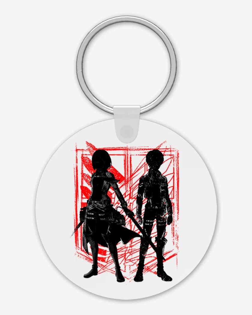 Llavero Mikasa y Eren