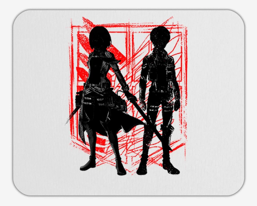 Mousepad Mikasa y Eren