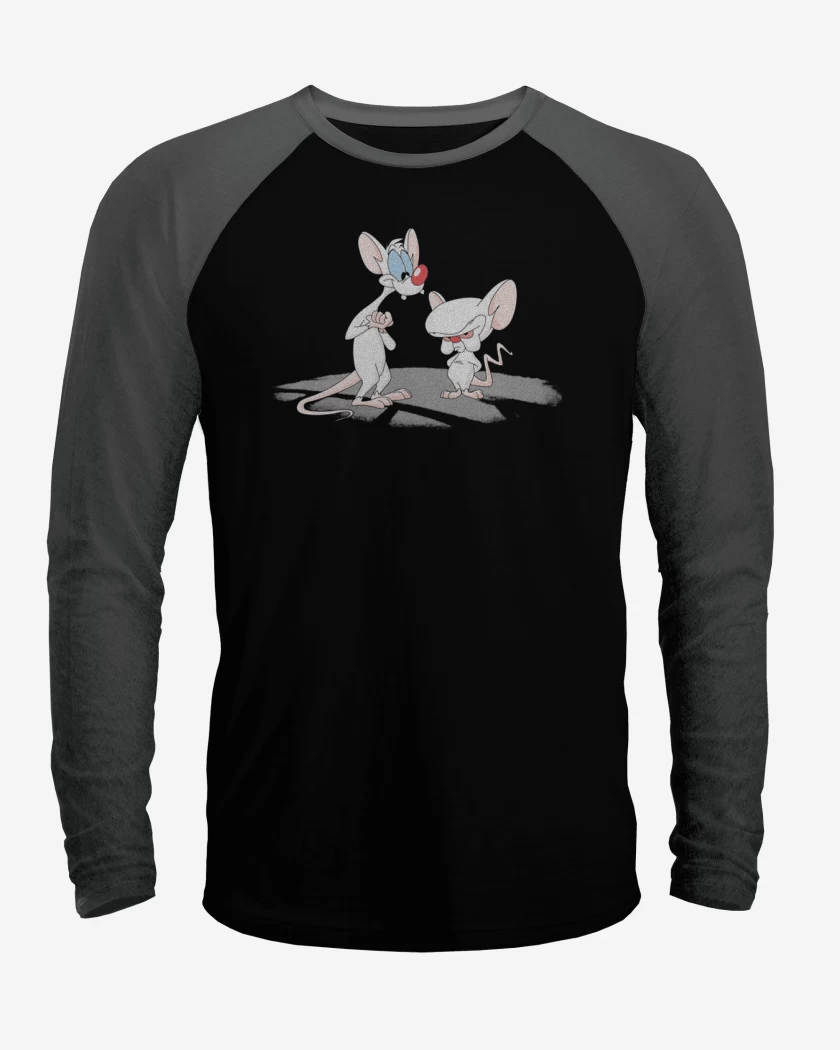 Polera Raglan Pinky y cerebro